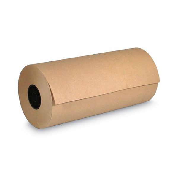 High-Volume Heavyweight Wrapping Paper Roll, 50 lb Wrapping Weight Stock, 24" x 720 ft, Brown - Image 4