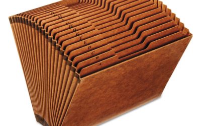 Expanding Files, 21 Sections, 1/21-Cut Tabs, Letter Size, Redrope