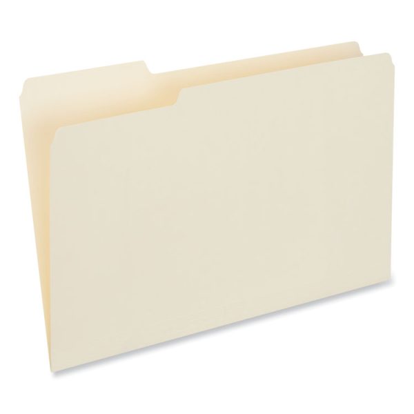 Top Tab File Folders, 1/3-Cut Tabs: Left Position, Legal Size, 0.75" Expansion, Manila, 100/Box - Image 3