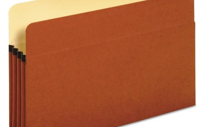 Redrope Expanding File Pockets, 3.5″ Expansion, Legal Size, Redrope, 25/box