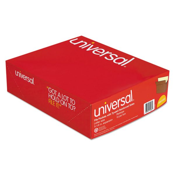 Redrope Expanding File Pockets, 5.25" Expansion, Letter Size, Redrope, 10/box - Image 3