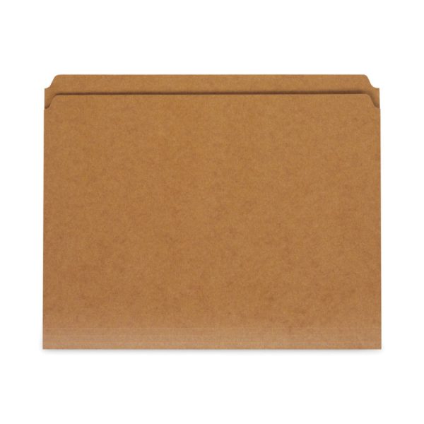 Reinforced Kraft Top Tab File Folders, Straight Tabs, Letter Size, 0.75" Expansion, Brown, 100/Box - Image 6