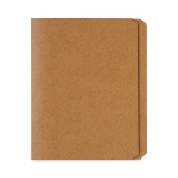 Reinforced Kraft Top Tab File Folders, Straight Tabs, Letter Size, 0.75" Expansion, Brown, 100/Box - Image 5