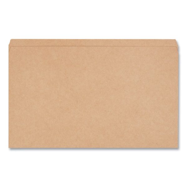 Reinforced Kraft Top Tab File Folders, Straight Tabs, Legal Size, 0.75" Expansion, Brown, 100/Box - Image 3