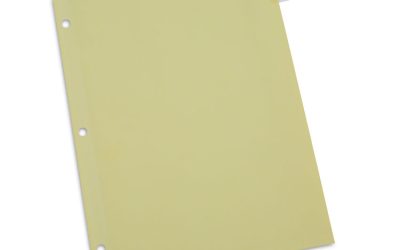 Insertable Tab Index, 8-Tab, 11 x 8.5, Buff, Clear Tabs, 24 Sets