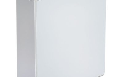 Economy Round Ring View Binder, 3 Rings, 3″ Capacity, 11 X 8.5, White, 6/pack