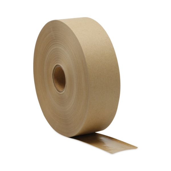 Gummed Kraft Sealing Tape, 3" Core, 2" X 600 Ft, Brown, 12/carton - Image 2