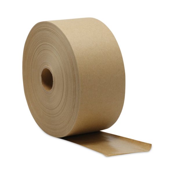 Gummed Kraft Sealing Tape, 3" Core, 3" X 600 Ft, Brown, 10/carton - Image 2