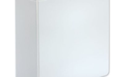 Deluxe Easy-To-Open D-Ring View Binder, 3 Rings, 4″ Capacity, 11 X 8.5, White