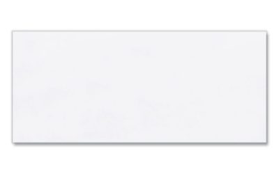 Open-Side Business Envelope, #10, Commercial Flap, Diagonal Seam, Gummed Closure, 4.13 x 9.5, White, 500/Box