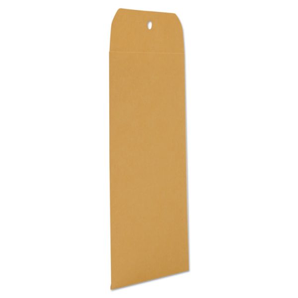 Kraft Clasp Envelope, #63, Square Flap, Clasp/gummed Closure, 6.5 X 9.5, Brown Kraft, 100/box - Image 4