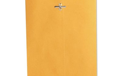 Kraft Clasp Envelope, #63, Square Flap, Clasp/gummed Closure, 6.5 X 9.5, Brown Kraft, 100/box