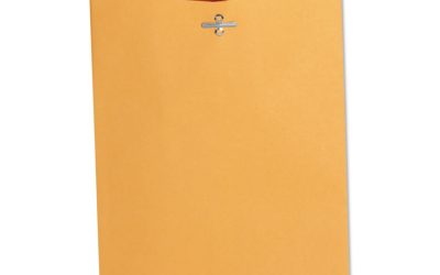 Kraft Clasp Envelope, #75, Square Flap, Clasp/gummed Closure, 7.5 X 10.5, Brown Kraft, 100/box