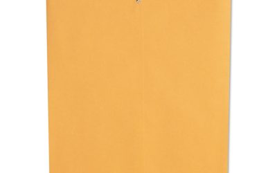 Kraft Clasp Envelope, #110, Square Flap, Clasp/gummed Closure, 12 X 15.5, Brown Kraft, 100/box