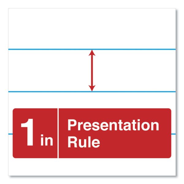 Easel Pads/Flip Charts, Presentation Format (1" Rule), 27 x 34, White, 50 Sheets, 2/Carton - Image 7