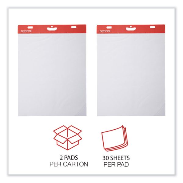 Self-Stick Easel Pad, Unruled, 25 x 30, White, 30 Sheets, 2/Carton - Image 4