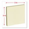 Fan-Folded Self-Stick Pop-Up Note Pads Cabinet Pack, 3" x 3", Yellow, 90 Sheets/Pad, 24 Pads/Pack - Image 3