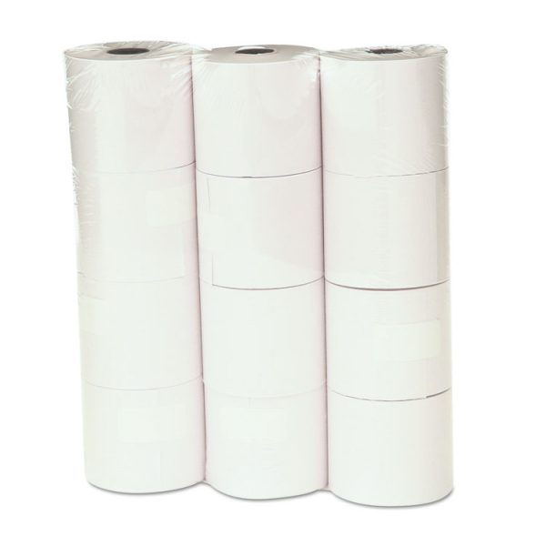 Impact And Inkjet Print Bond Paper Rolls, 0.5" Core, 2.25" X 130 Ft, White, 12/pack - Image 3