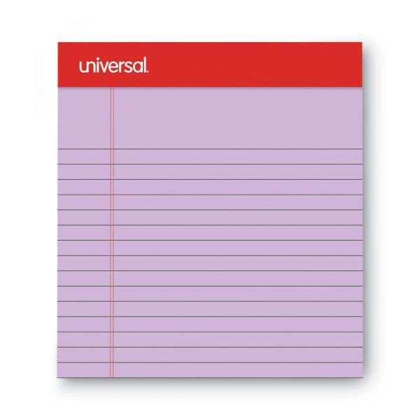 Colored Perforated Ruled Writing Pads, Narrow Rule, 50 Orchid 5 X 8 Sheets, Dozen - Image 5