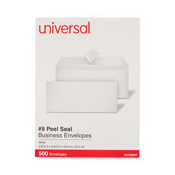 Peel Seal Strip Business Envelope, #9, Square Flap, Self-Adhesive Closure, 3.88 X 8.88, White, 500/box - Image 4