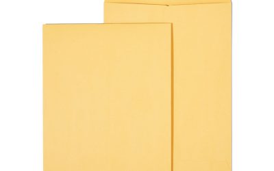 Peel Seal Strip Catalog Envelope, #10 1/2, Square Flap, Self-Adhesive Closure, 9 x 12, Natural Kraft, 100/Box