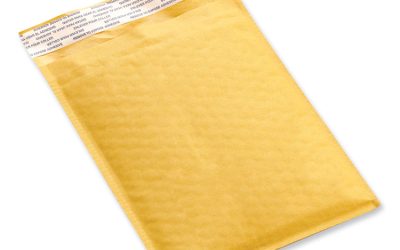 Peel Seal Strip Cushioned Mailer, #5, Extension Flap, Self-Adhesive Closure, 10.5 x 16, 25/Carton