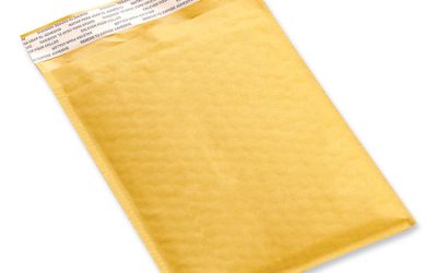 Peel Seal Strip Cushioned Mailer, #0, Extension Flap, Self-Adhesive Closure, 6 x 10, 250/Carton
