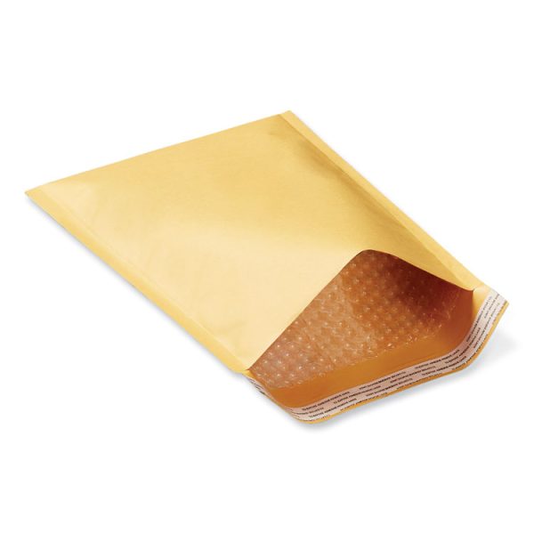Peel Seal Strip Cushioned Mailer, #000, Extension Flap, Self-Adhesive Closure, 4 x 8, 500/Carton - Image 4