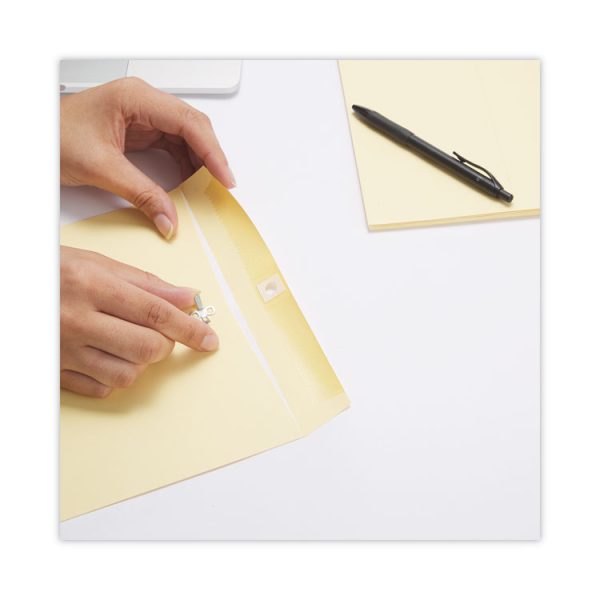 Kraft Clasp Envelope, #10 1/2, Square Flap, Clasp/gummed Closure, 9 X 12, Brown Kraft, 100/box - Image 3