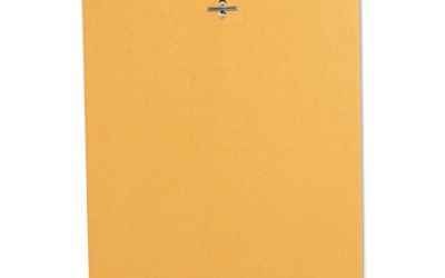 Kraft Clasp Envelope, #12 1/2, Square Flap, Clasp/gummed Closure, 9.5 X 12.5, Brown Kraft, 100/box