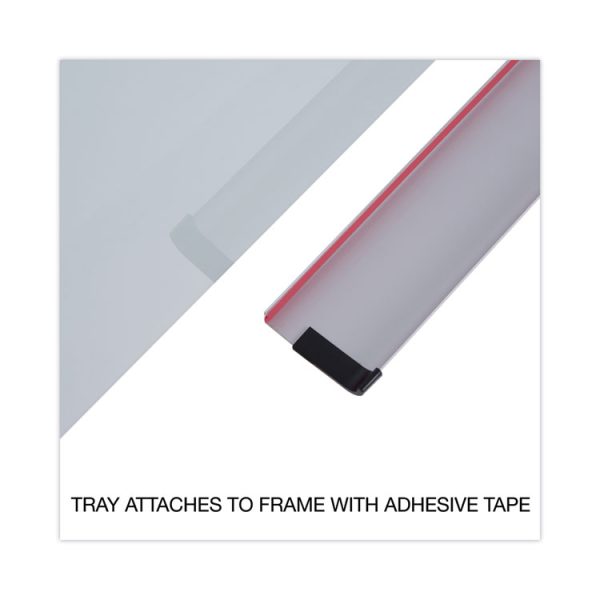 Frameless Glass Marker Board, 36 x 24, White Surface - Image 4