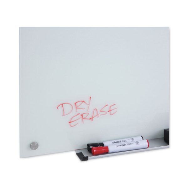 Frameless Glass Marker Board, 48 x 36, White Surface - Image 7