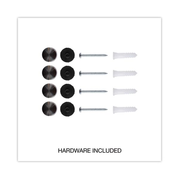 Frameless Glass Marker Board, 48 x 36, White Surface - Image 8