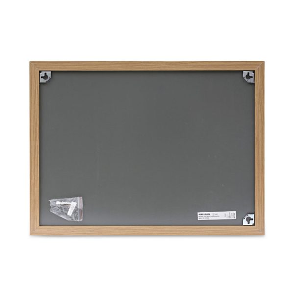 Cork Board with Oak Style Frame, 24 x 18, Tan Surface - Image 7