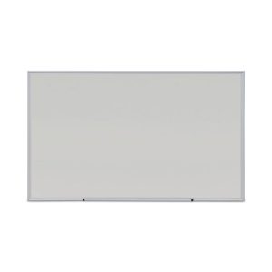Deluxe Melamine Dry Erase Board, 60 x 36, Melamine White Surface, Silver Anodized Aluminum Frame