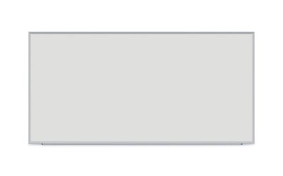 Deluxe Melamine Dry Erase Board, 96 x 48, Melamine White Surface, Silver Anodized Aluminum Frame