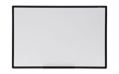 Design Series Deluxe Dry Erase Board, 36 x 24, White Surface, Black Anodized Aluminum Frame