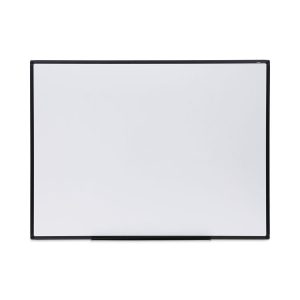Design Series Deluxe Dry Erase Board, 48 x 36, White Surface, Black Anodized Aluminum Frame