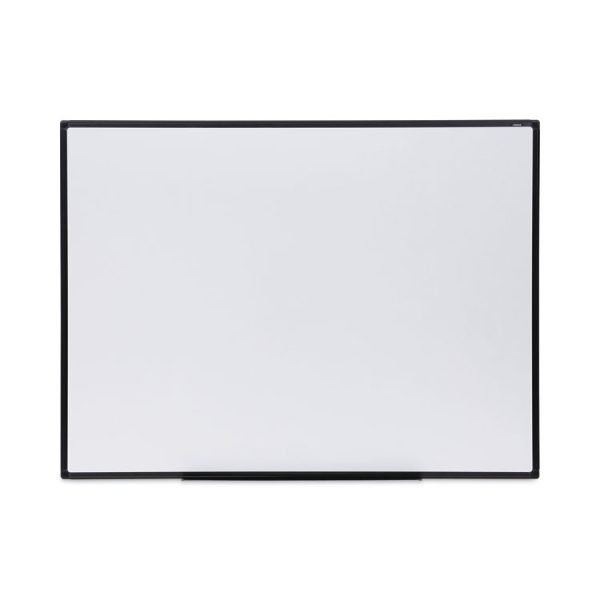 Design Series Deluxe Dry Erase Board, 48 x 36, White Surface, Black Anodized Aluminum Frame