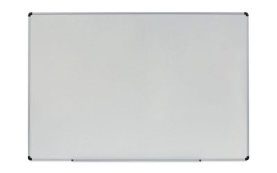 Modern Melamine Dry Erase Board with Aluminum Frame, 72 x 48, White Surface