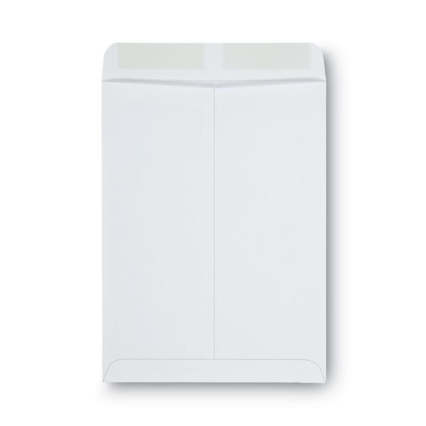 Catalog Envelope, 28 lb Bond Weight Paper, #10 1/2, Square Flap, Gummed Closure, 9 x 12, White, 100/Box - Image 2