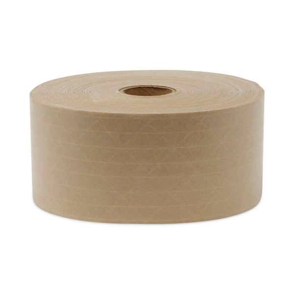 Glass-Fiber Reinforced Gummed Kraft Sealing Tape, 3" Core, 3" X 450 Ft, Brown, 10/carton - Image 5