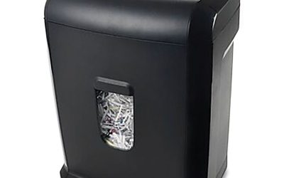 48110 Cross-Cut Shredder with Lockout Key, 10 Manual Sheet Capacity