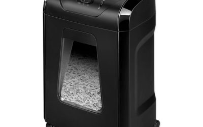 48114 Medium-Duty Cross-Cut Shredder, 14 Manual Sheet Capacity