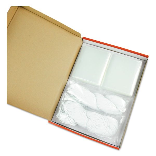 Clear Badge Holders W/garment-Safe Clips, 2 1/4 X 3 1/2, White Inserts, 50/box - Image 2