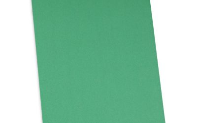 Two-Pocket Portfolios With Tang Fasteners, 0.5″ Capacity, 11 X 8.5, Green, 25/box