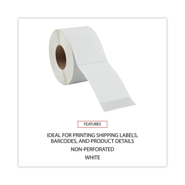 Thermal Transfer Blank Shipping Labels, Label Printers, 4 X 6, White, 1,000/roll, 4 Rolls/carton - Image 3