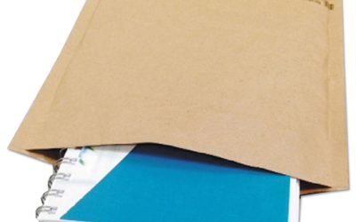 Natural Self-Seal Cushioned Mailer, #2, Barrier Bubble Air Cell Cushion, Self-Adhesive Closure, 8.5 x 12, Kraft, 100/Carton