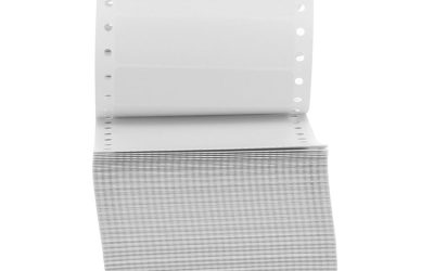Dot Matrix Printer Labels, Dot Matrix Printers, 0.94 X 3.5, White, 5,000/box