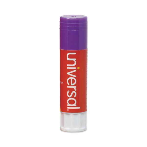 Glue Stick, 1.3 Oz, Applies Purple, Dries Clear, 12/pack - Image 2